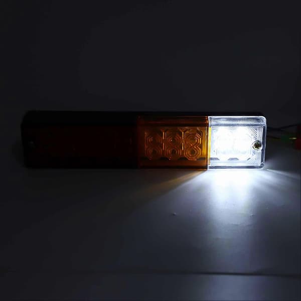 2 stk. LED baglygter, blinklys, baklys til Ute lastbil, trailer, campingvogn, indikator 12V