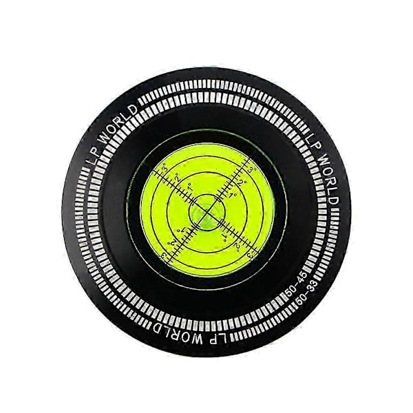 50Hz Tachometer Turntable Spirit Level Record Weights Record Stabilizer Silver Silver