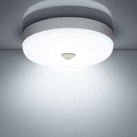 9W Rund LED-taklampe med bevegelsessensor, IP56 Vanntett for innendørs/utendørs bruk-FA-