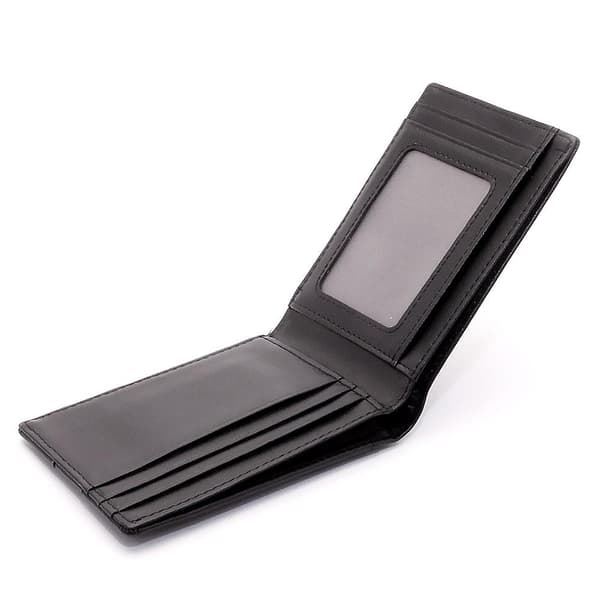 Pung Slim Elegant Bifold Horisontal - Sort Svart black