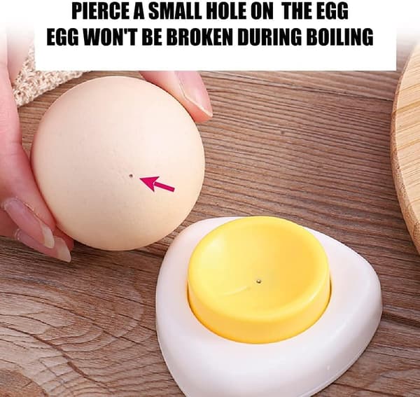 Magnetisk eggepiercer for rå egg, skreller for hardkokte egg