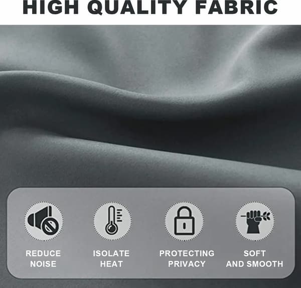 Blackout Curtains, Noise Reducing Modern Kitchen Curtains, Short Curtains for Small Windows, (29.13\"W x 23.62\"H)