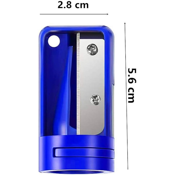 4 Pieces Pencil Sharpener Portable Manual Plastic Pencil Sharpener Sharpening Tool for Woodworking