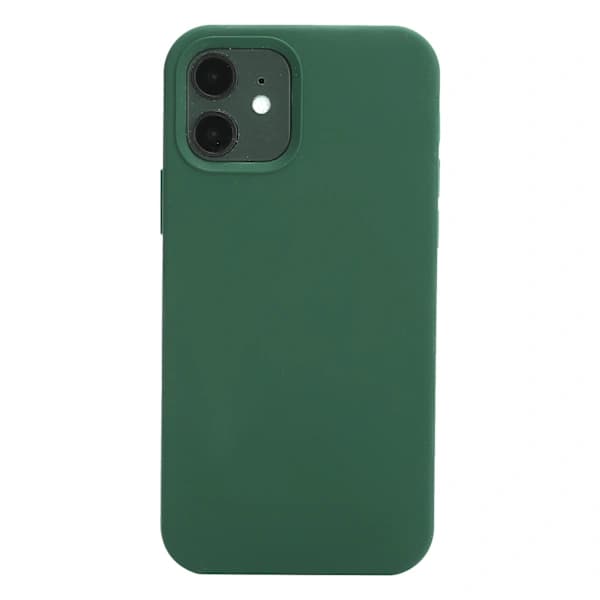 Silikondeksel til telefon, beskyttende etui, støtsikkert mobildeksel, passer til IOS 12 Mini (grønn)