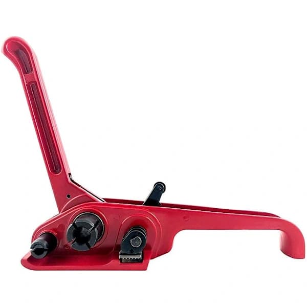 Manuell stroppestrammer for stropping, stroppestrammer og kutter for 13-19 mm PET/PP-stropp