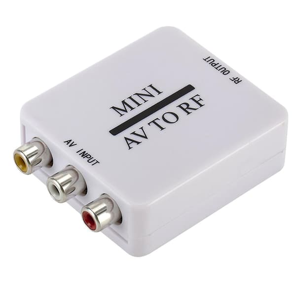 AV til RF-omformer med RF 67,25 MHz 61,25 MHz frekvens for TV VHS DVD