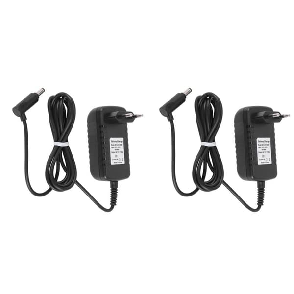 2x Ladeadapter for V6 V7 V8 Håndholdt Støvsuger Strømledning Lader EU-plugg