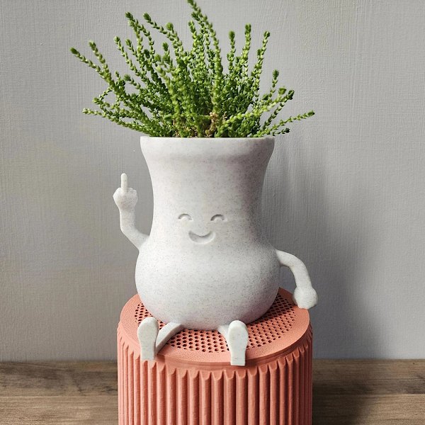 Cheekys langfinger sukkulentplanter Multi-Purpose Plants Stand til balkonhave Grå Grey