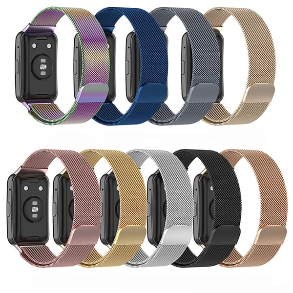 Hopeinen rannekoru Huawei Watch Fit -kellotarvikkeille
