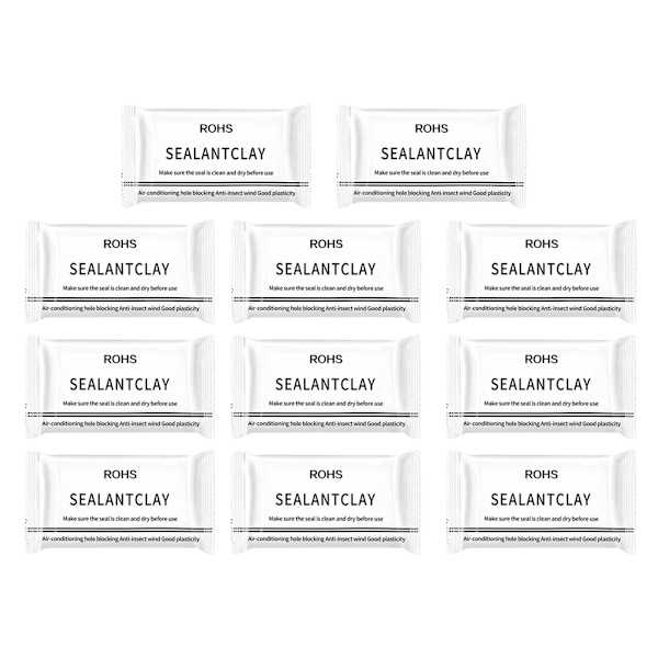 Sealing Clay Pipe Sealant for Air Conditioning Hole Blocking Windproof Quick-Drying Adhesive 10pcs 10pcs