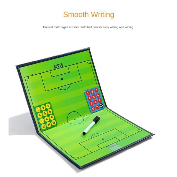 Tactical Football Board Tactical Board Foldable Strategy Board with Pen