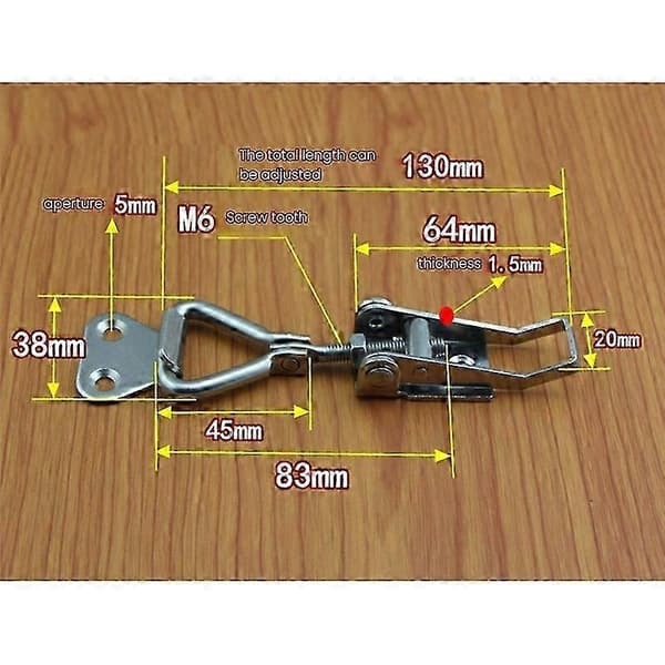 4 Pieces 90 Degree Right Angle Adjustable Buckle Vertical Quick Clamp Box Buckle Lock Right A Edition 0710 5 5 5 5
