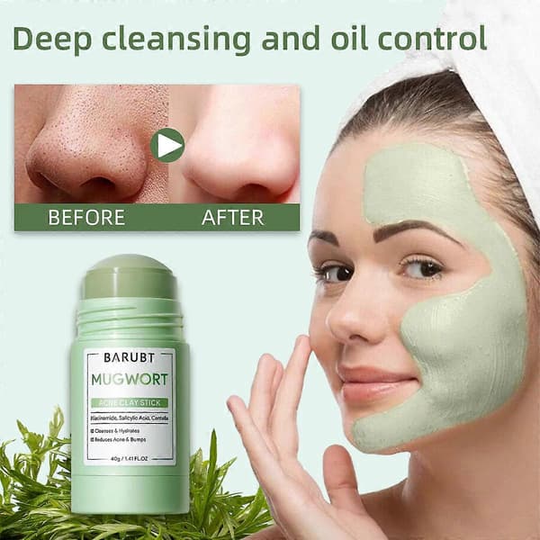 Alaska Volcano Mask Mugwort Cleansing Mask Stick Shrinks Pores Acne Deep Blackhead Mud Mud