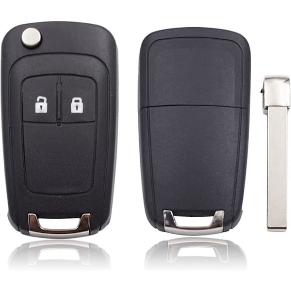 Remote Car Key Case Replacement Compatible with Vauxhall Opel Astra Insignia Vectra Zafira Meriva Mo [DB]