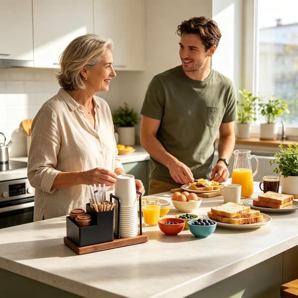 Drikkeholder til kaffe og låg, dekorativ, til opbevaring -