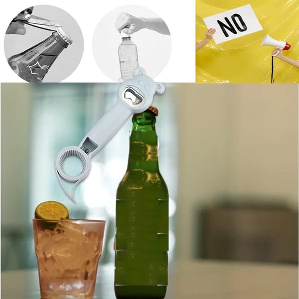 Flaskeåpner Kreativ Korketrekker Multifunksjonell Ølåpner