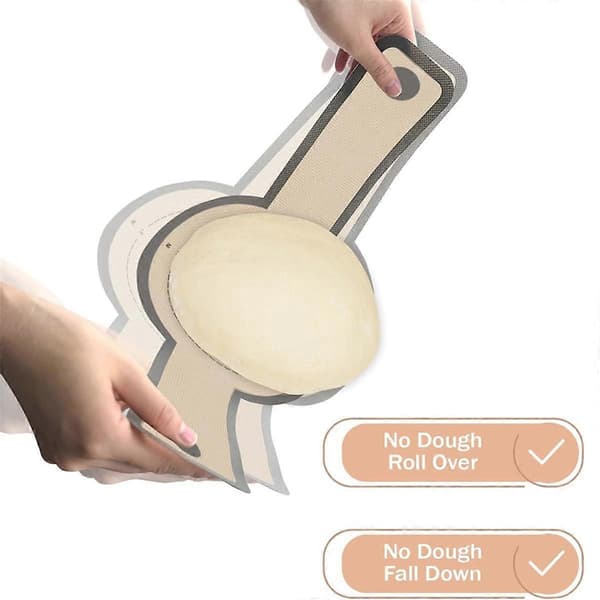 Silicone Bread Sling for Dutch Oven, 2 Pcs Non-Stick & Easy Clean Reusable Silicone Baking Mats with Long Handles