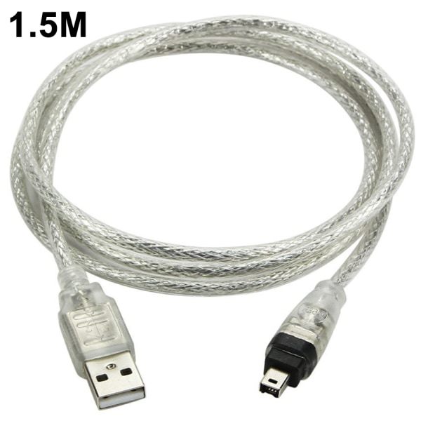 USB han til Firewire hun stik til mini 4-pin til Firewire adapterkabel til periferiudstyr, der kun er kompatibelt med denne type adapter