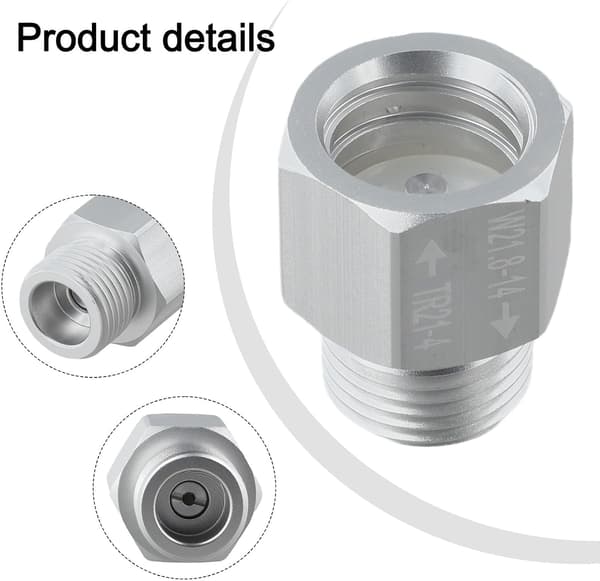 Soda TR214 til 814 Adapter, Stærk Hjemmegæring 1 STK til Cylinderkonverter, W21 Aluminiumslegering