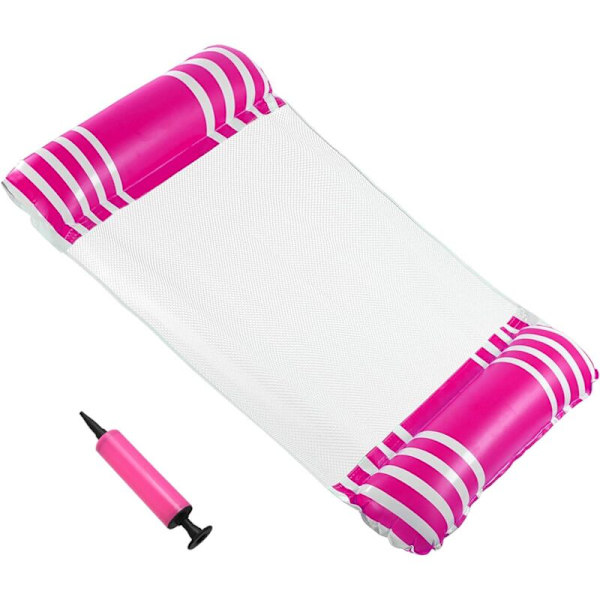 Inflatable Pool Hammock with Multifunctional Mesh Bottom