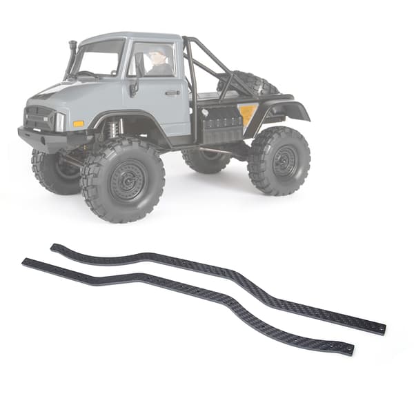 Universelle karbonfiberchassisrammer passer til Axial SCX10 RC Crawler bilmodell tilbehør
