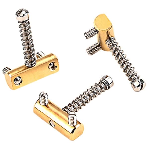 3 stk Vintage Stil Fast Tele Elektrisk Gitar Messingbro Tl Bro Gitardeler
