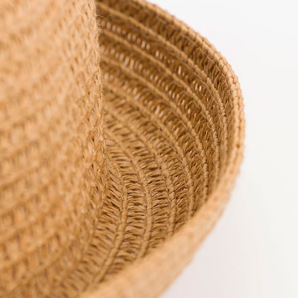 1 stk. Floppy Hat Bred Skygge Solhat Mode Rejse Baby Strandhat Perfekt til Ferie Mørkeblå Halm