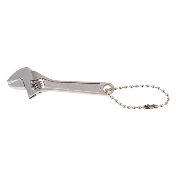 1 Sort 100 mm Mini Justerbar Metalskruenøgle til Reparation
