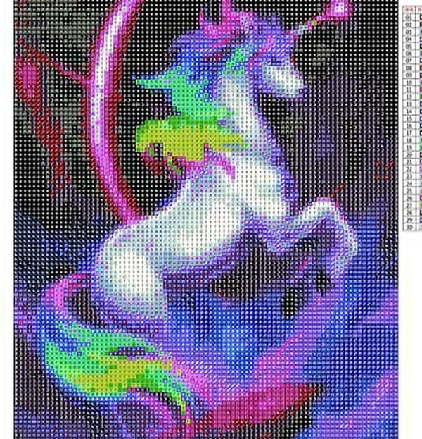 5D DIY Diamantmalingssett, Full Canvas Diamantmaling Stue