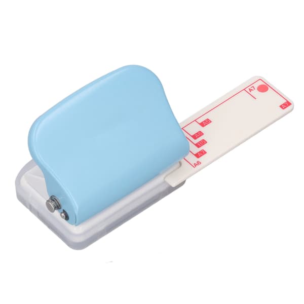 Paper Punch 3-Hole Punch 5 Sheet Capacity Handheld DIY Tool for B5 A5 A6 A7 A4
