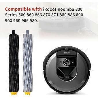 2-pakke flokefrie børster for iRobot Roomba 800-serien