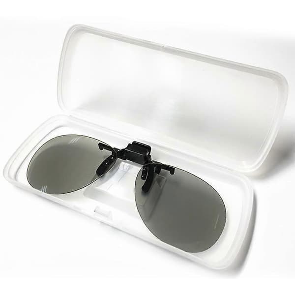 Clip-on 3D-lasit silmälasien käyttäjille - Anaglyfiset lasit