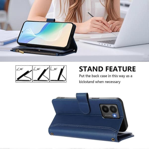 Fodral med kortfack för HMD Pulse Pro / HMD Pulse [DB] Dark blue For HMD Fuison Dark blue For HMD Fuison