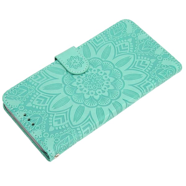 Wallet Case for iPhone 14 PRO, PU Protective Case with Floral Pattern, with Credit Card Holder and Stand