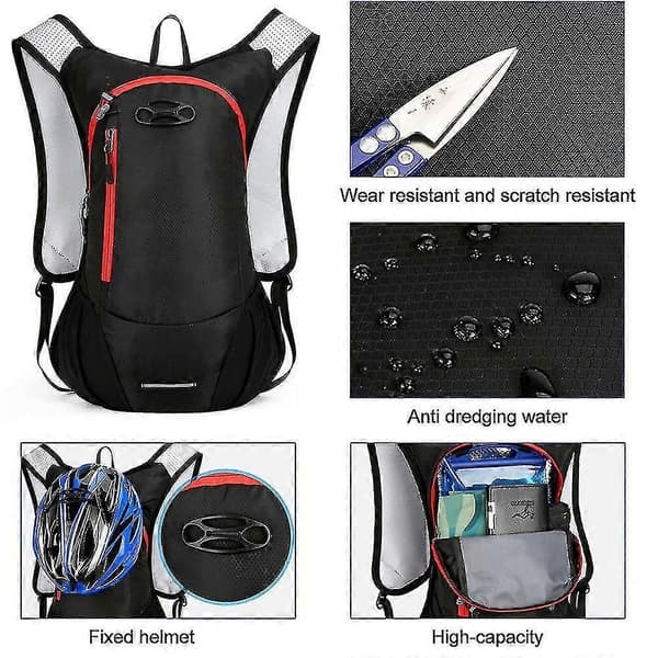 Large Capacity Hiking Cycling Backpack, Portable Breathable Sports Backpack