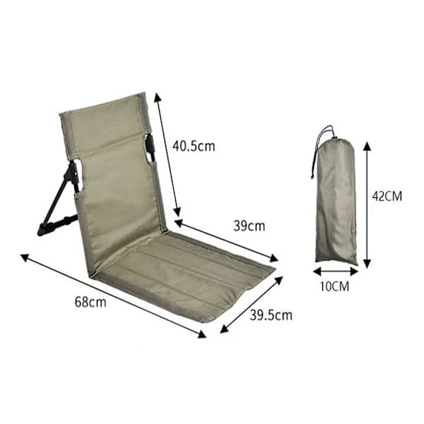 Foldable Portable Beach Chairs, Lightweight with Backrest and Carry Bag, Sunbathing Beach Mat Suitable for Pool Camping Picnic Lawn Black