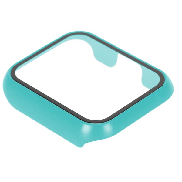 PC Protective Case with Tempered Glass Screen Protector, Replacement Accessory Suitable for Realme Watch 2 Pine Needle Green