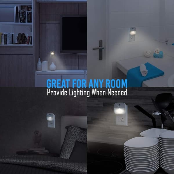 LED-nattlampe - Plugg i vegg - Super Smart Dusk to Dawn Sensor Ac