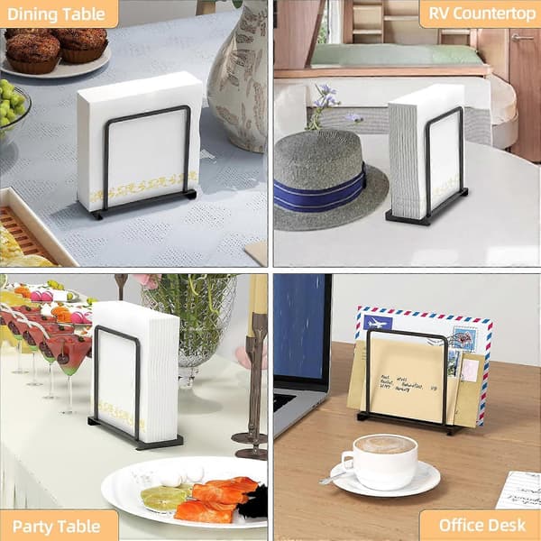 1-delt sett metallserviettholder moderne papirhåndkleholder serviett