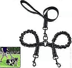 Double Leash 360 Tangle-Free Leash for 2 Dogs Double Leash