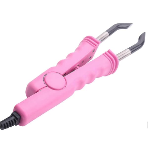 Hårforlængerjern Keratin Bonding Værktøj Varmekontakt Rosa EU-stik