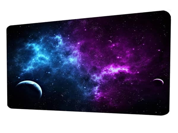 Gamingbordmåtte XXL Cosmos Stars 80x30 tyk