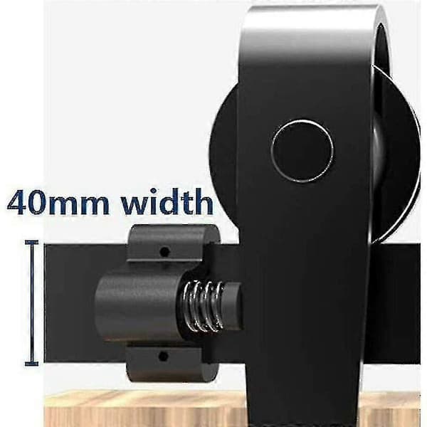 Sliding Barn Door Stop for Track, Easy to Install, Upgraded Adjustable Spring
