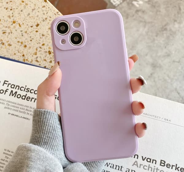 Silikonskal för iPhone Lila Lila one size Lila one size