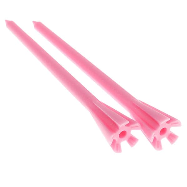Pakke med 40 stk. helt nye professionelle Tee System golftees i pink