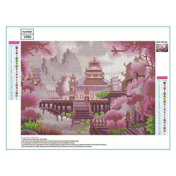 5D Diamantmaleri Kit DIY Fuld Diamantbroderi