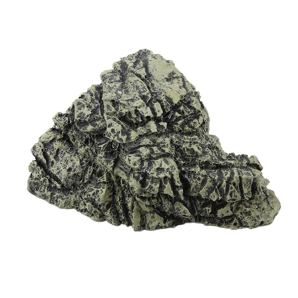 Aquarium Turtle Reptile Hide Habitat Decoration, Fish Hiding Cave Ornament (Medium)