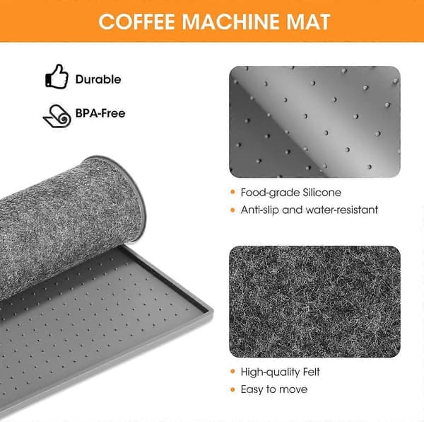 Silikonemåtte til kaffemaskine - Aieve Kaffemaskinemåtte