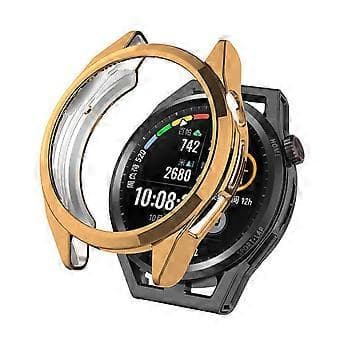 Compatible with Huawei Watch GT Runner Electroplated TPU Watch Case Half Shell (Rose Gold)