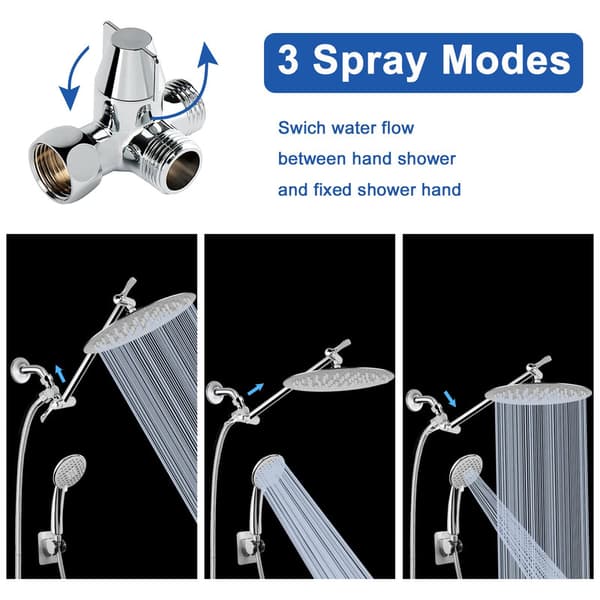 Shower Arm Diverter Valve for Dual Shower Head Combination (LGL)